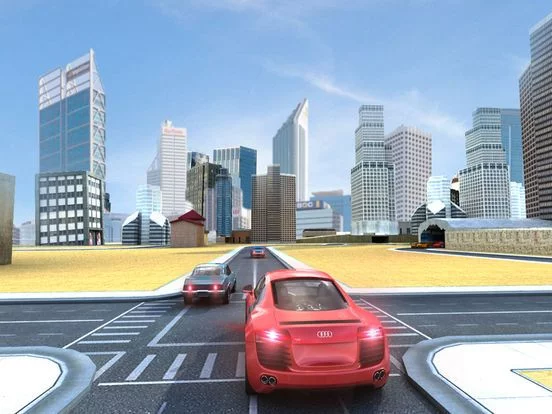 Изображение игры: Traffic Car Racing Simulator