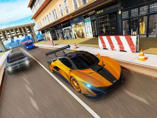 Изображение игры: Traffic Car Racing Simulator
