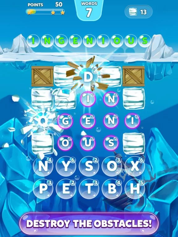 Изображение игры: Bubble Words - Letter Splash
