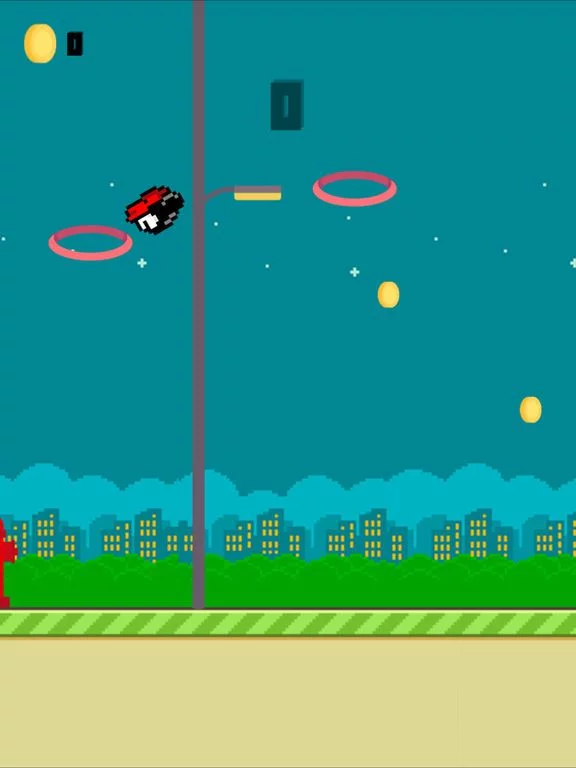 Изображение игры: Flappy Dunks