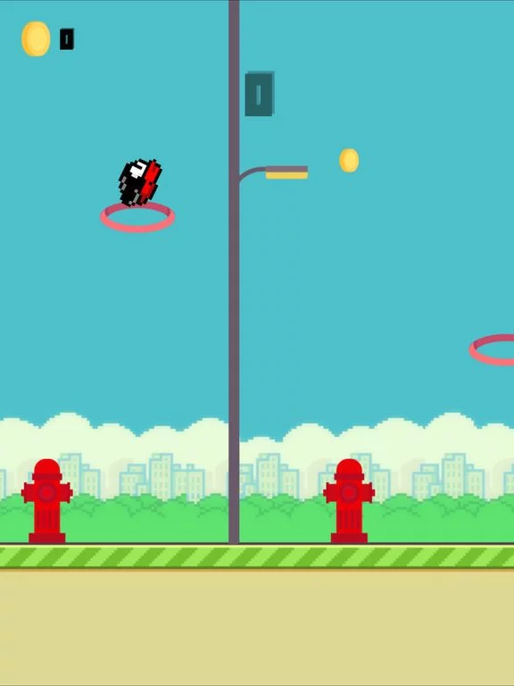 Изображение игры: Flappy Dunks
