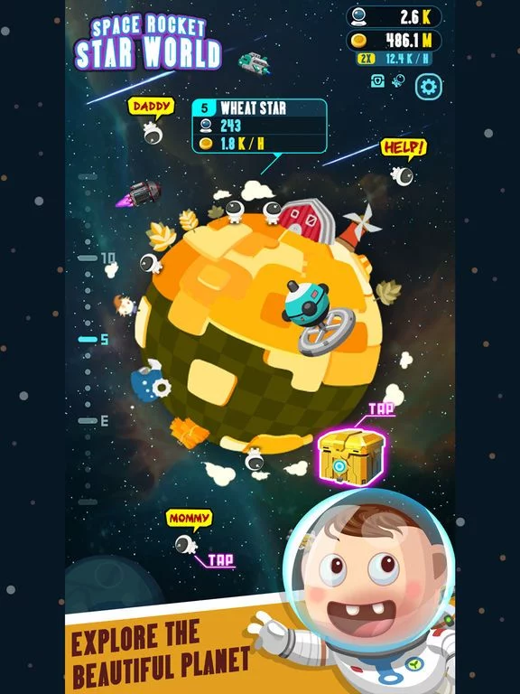 Изображение игры: Space Rocket - Star World