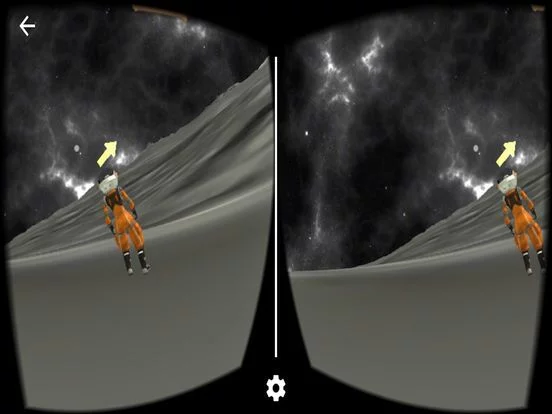 Изображение игры: VR Moon Walk: Moon Journey For Google Cardboard