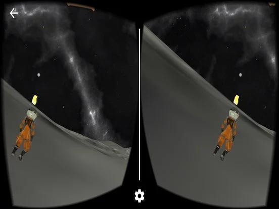 Изображение игры: VR Moon Walk: Moon Journey For Google Cardboard