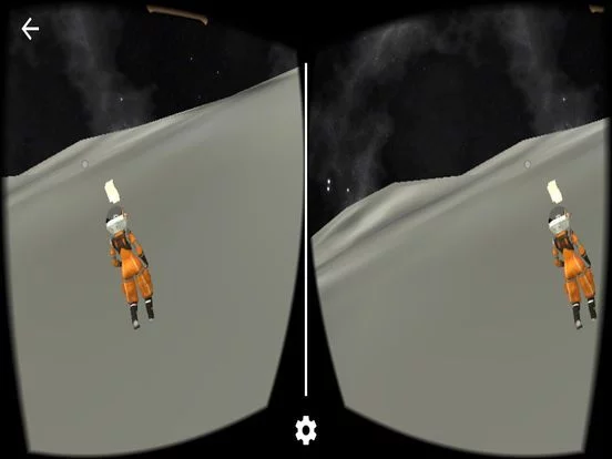 Изображение игры: VR Moon Walk: Moon Journey For Google Cardboard