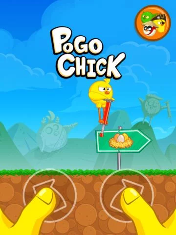 Изображение игры: Pogo Chick