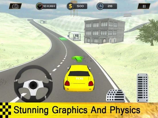 Изображение игры: Taxi Molaco Mountain 3D