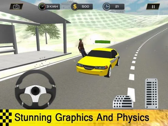 Изображение игры: Taxi Molaco Mountain 3D