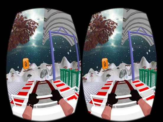 Изображение игры: VR Roller Coaster: For Google Cardboard