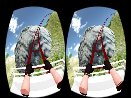Изображение игры: VR Roller Coaster: For Google Cardboard
