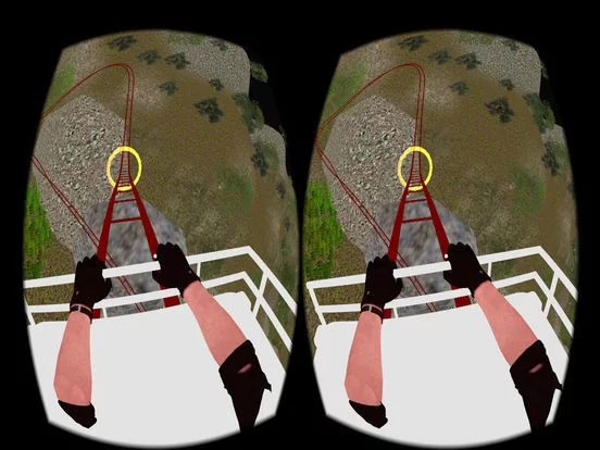 Изображение игры: VR Roller Coaster: For Google Cardboard