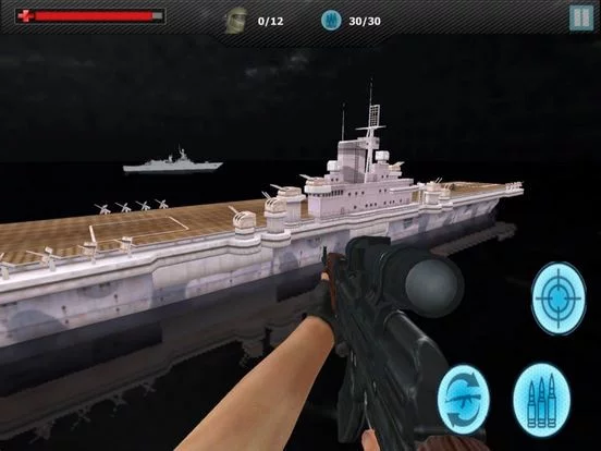 Изображение игры: Combat Navy Marineship - Gunship Shooter