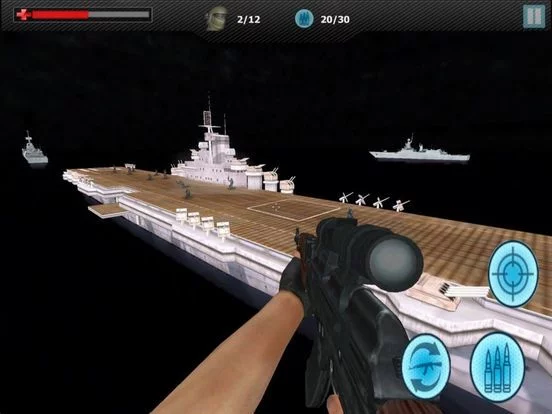Изображение игры: Combat Navy Marineship - Gunship Shooter