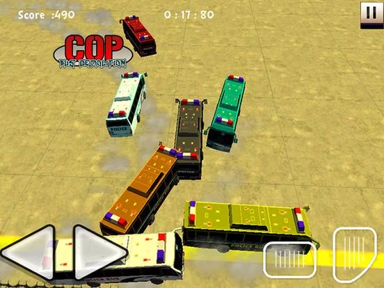 Изображение игры: Cop Bus Demolition