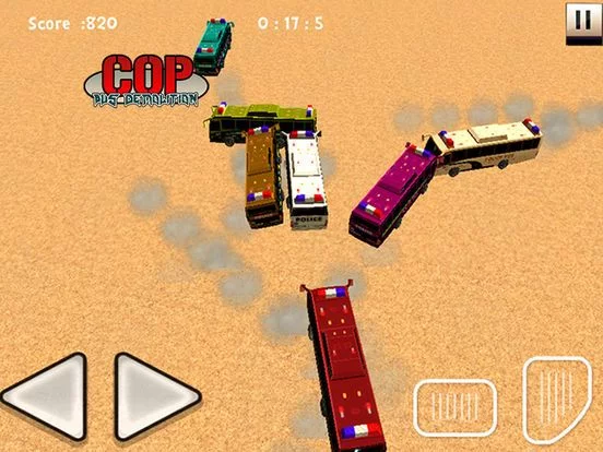 Изображение игры: Cop Bus Demolition