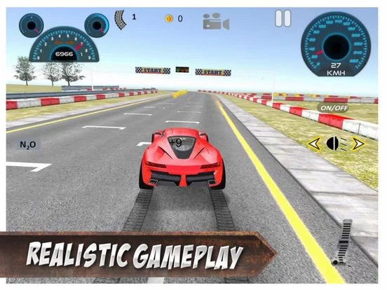 Изображение игры: Limit Speed Racing Car 3D