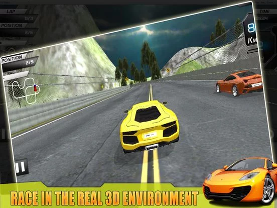 Изображение игры: Super Sports Car Racing Great Mania