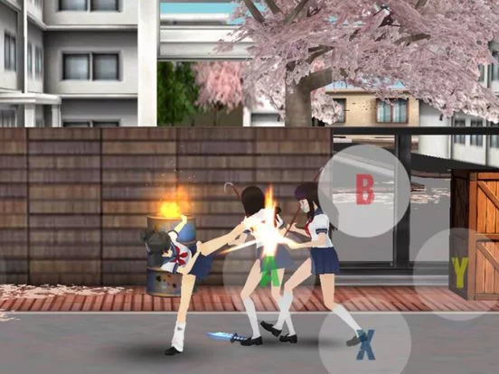 Изображение игры: Yandere Girls Battle