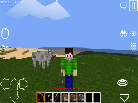 Изображение игры: WorldCraft: mini sandbox world