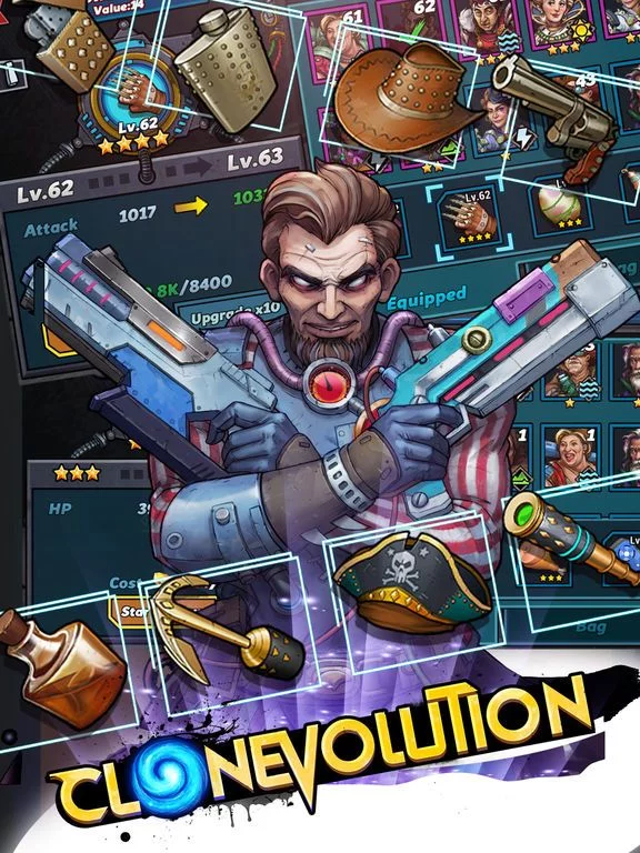 Изображение игры: Clone Evolution: RPG Battle