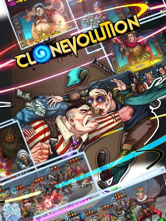 Изображение игры: Clone Evolution: RPG Battle