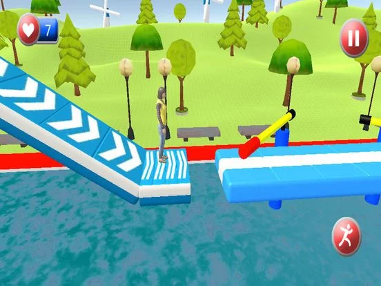 Изображение игры: Amazing Adventure Wipe Stunt Run 3D