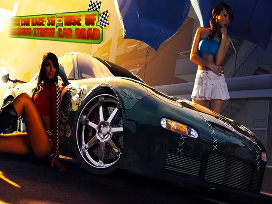 Изображение игры: Car Race 3D - Rise of Moto Xtreme Car Road free