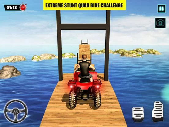 Изображение игры: ATV Quad Bike Stunt Racing Sim