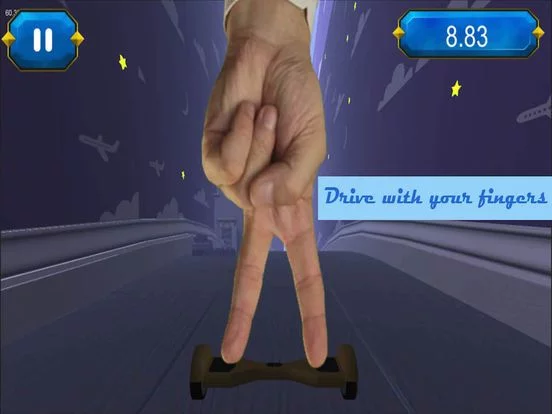 Изображение игры: Hoverboard Finger Drive Simulator 2017