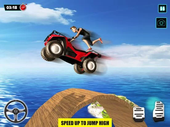 Изображение игры: ATV Quad Bike Stunt Racing Sim