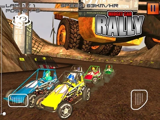 Изображение игры: Midget Car Rally - Free Dune Buggy Racing Game