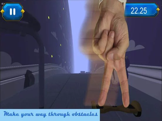 Изображение игры: Hoverboard Finger Drive Simulator 2017