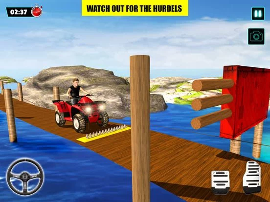 Изображение игры: ATV Quad Bike Stunt Racing Sim