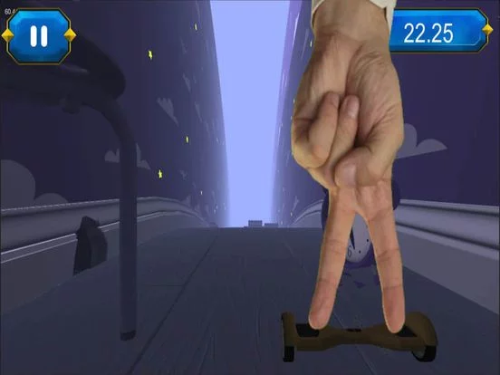 Изображение игры: Hoverboard Finger Drive Simulator 2017