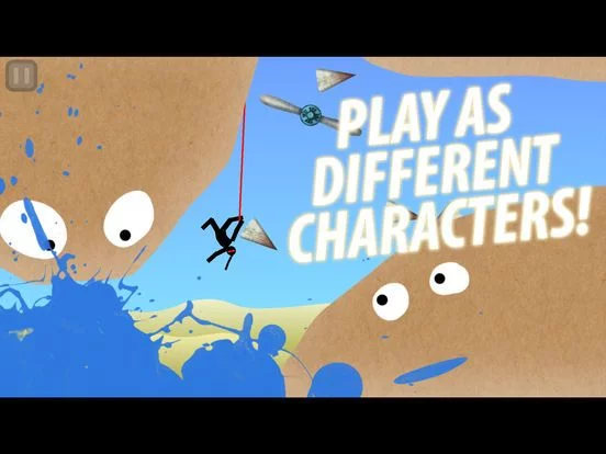 Изображение игры: Hanger - Rope Swing Game