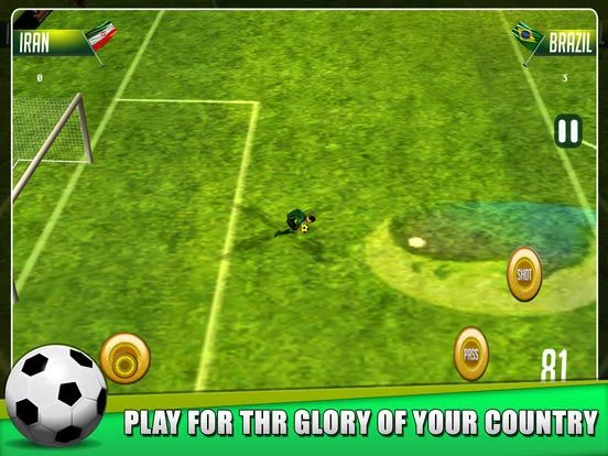 Изображение игры: Perfect Kick Real Soccer Games Pro
