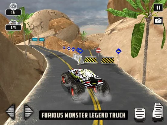 Изображение игры: Off-road Monster Truck Game