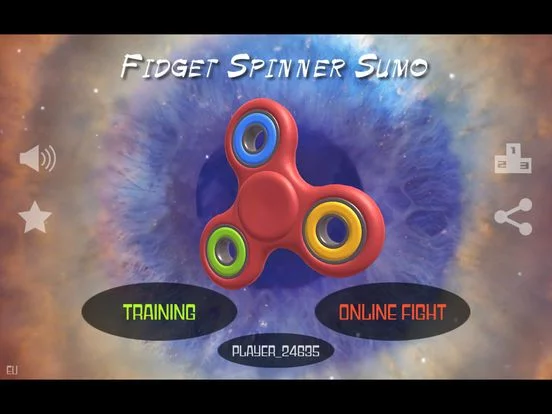 Изображение игры: Fidget Spinner Sumo - 3D Online Fight!!!