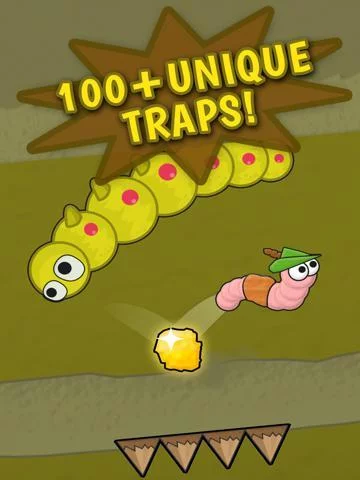 Изображение игры: Floppy Worm