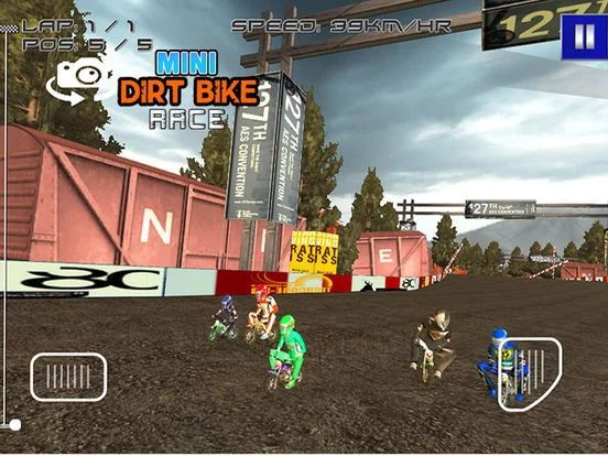 Изображение игры: Mini Dirt Bike Race