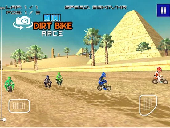 Изображение игры: Mini Dirt Bike Race