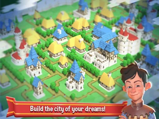 Изображение игры: Crafty Town Idle City Builder
