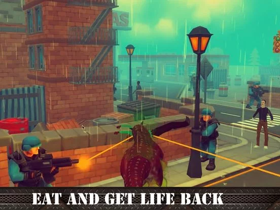 Изображение игры: 3D Dinosaur City Stampede Pro: Free Jurassic Game