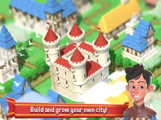 Изображение игры: Crafty Town Idle City Builder