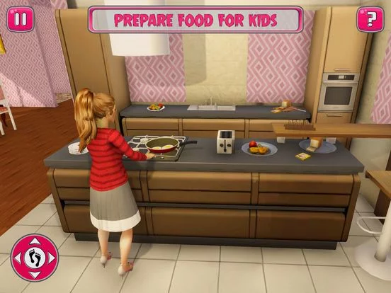 Изображение игры: Virtual Single Mom Simulator