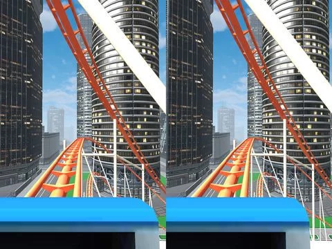 Изображение игры: VR Roller Coaster