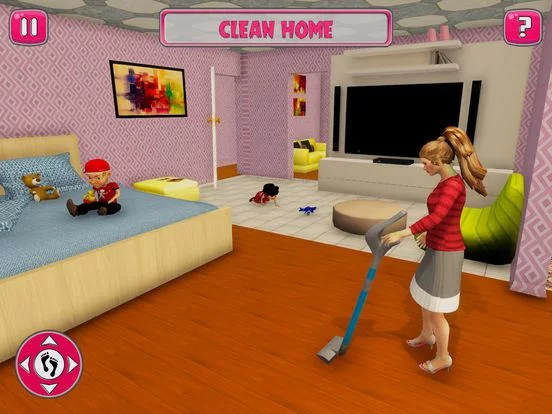 Изображение игры: Virtual Single Mom Simulator