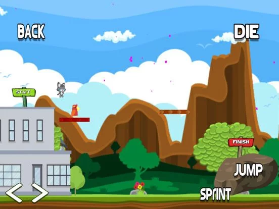 Изображение игры: Ultimate Race of Chicken & Cat