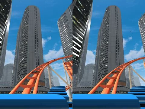 Изображение игры: VR Roller Coaster