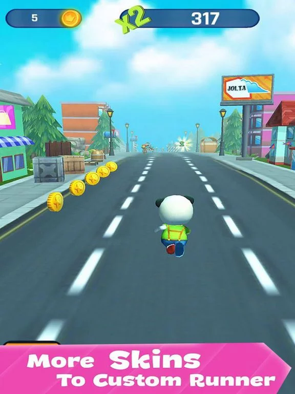 Изображение игры: Panda Run Enless Fun